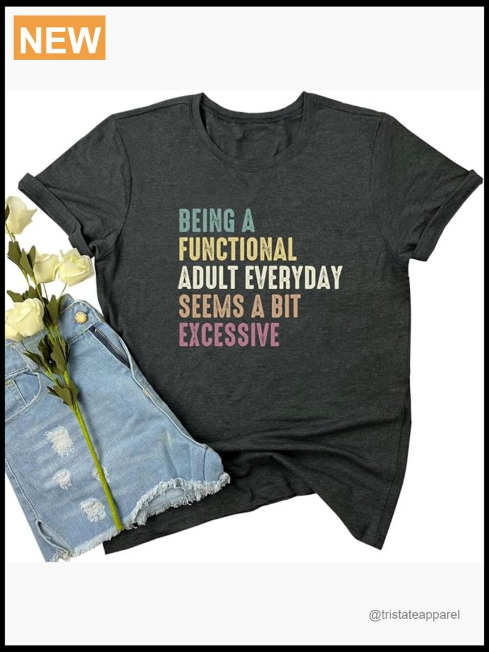 Women Being A Graphic Tee Cute Casual Short Sleeve Crew Neck Top